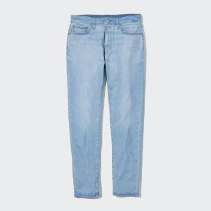 Jean Uniqlo Ezy Ultra Stretch Coupe Ajustée Homme Bleu D8534291