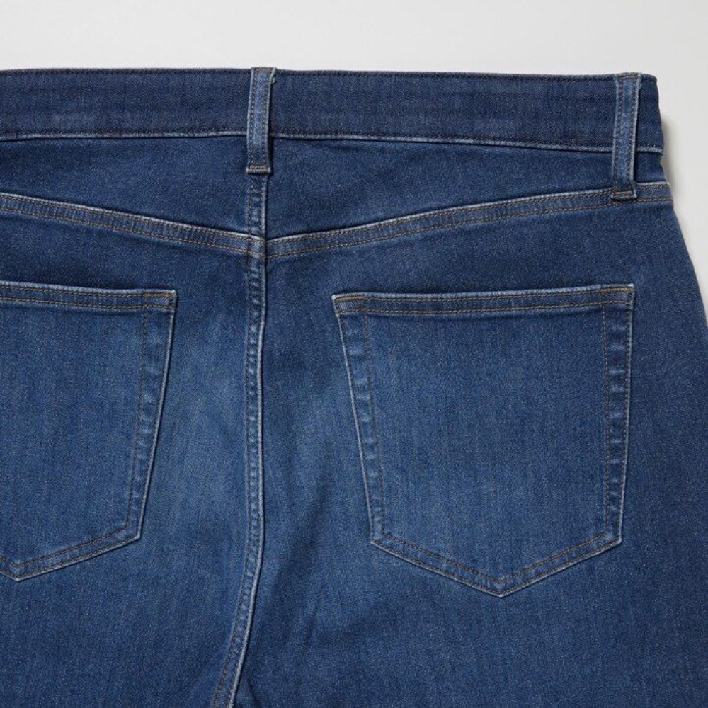 Jean Uniqlo Ezy Ultra Stretch Coupe Ajustée Homme Bleu D8534291 – Image 4