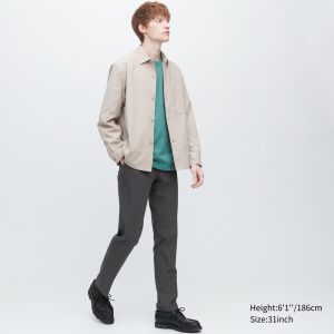 Costumes Uniqlo Airsense Ultra Light Laine Like Homme Grise Foncé X4037582