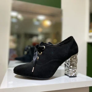 Chaussure daim pink/black