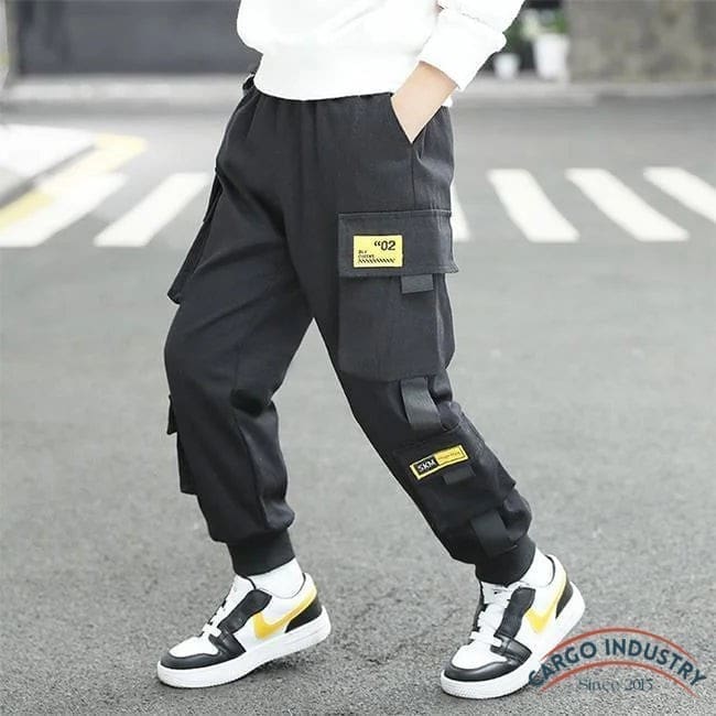 Pantalon Cargo Garçon Streetwear Sobiru – Image 2