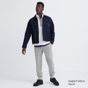 Pantalons de jogging Uniqlo Dry Stretch Homme Grise Clair Y1946580