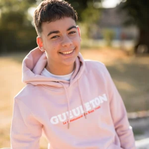 Sweat Gueuleton à capuche unisex - Petal Rose
