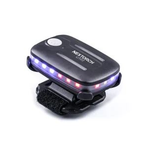 Lampe UT22 – éclairage blanc + strobe rouge/bleu – 11 lumens – Nextorch