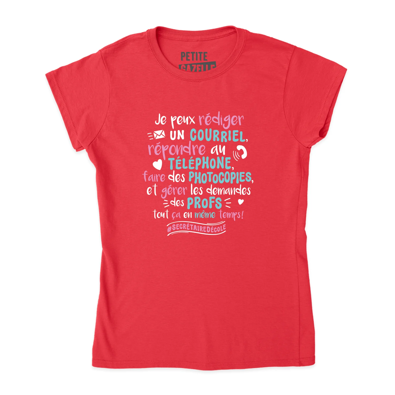 TSHIRT AJUSTÉ | Je peux envoyer un courriel, répondre au téléphone ... – Image 8